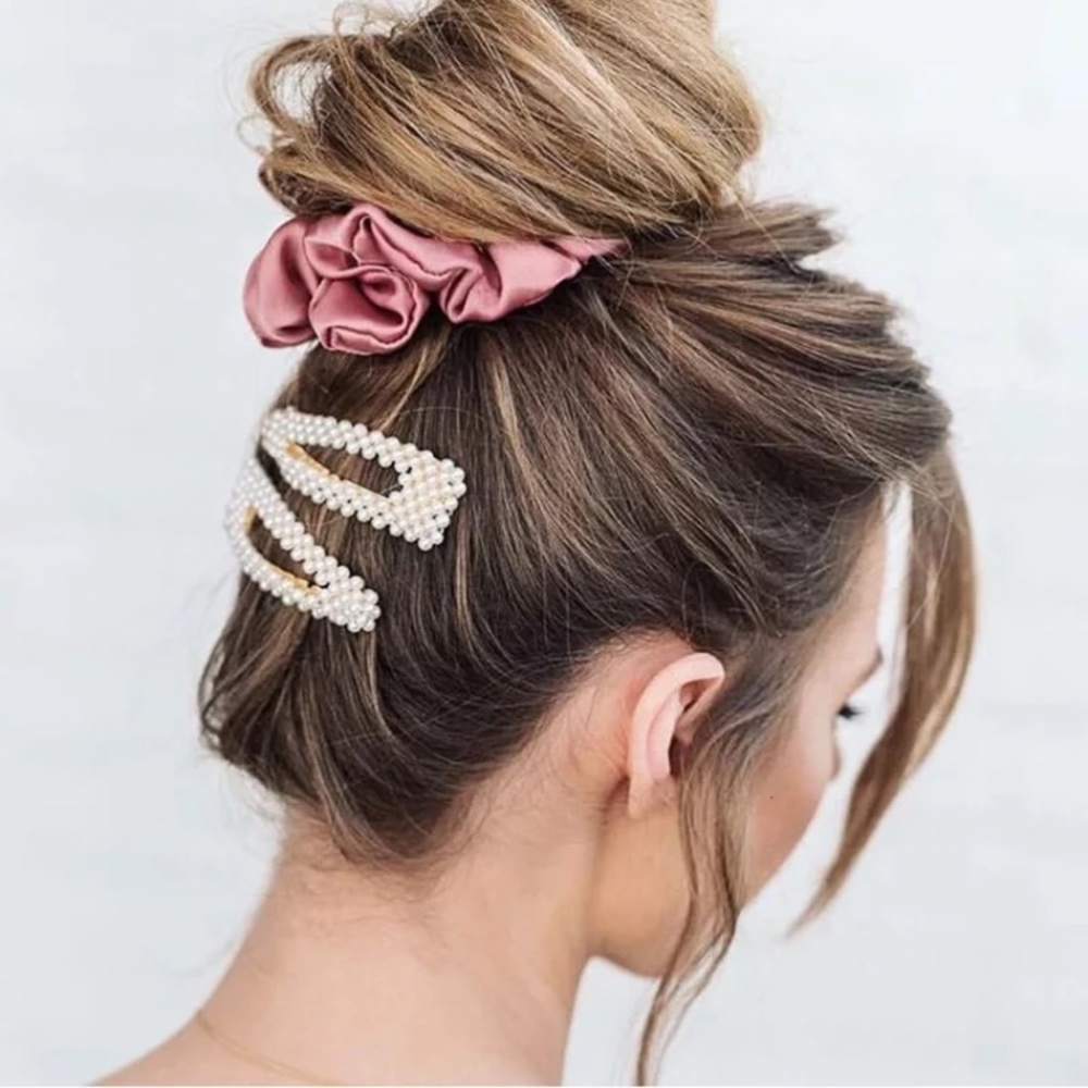 🔴5/$15⚠️𝗖𝗟𝗘𝗔𝗥𝗔𝗡𝗖𝗘⚠️Pearl Hair Clip NEW - Picture 7 of 9